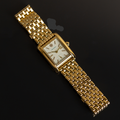 Tory Burch Eleanor White Dial Gold Steel Strap Watch for Women - TBW1060