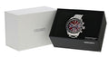 Seiko Prospex US Special Edition Speedtimer Solar Chronograph Red Dial Silver Steel Strap Watch for Men - SSC927