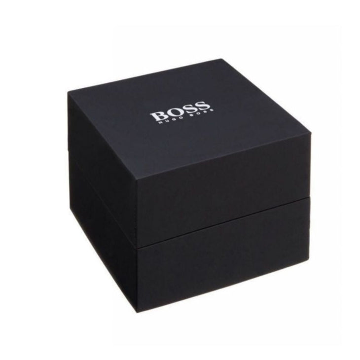 Hugo Boss Avery Chronograph Grey Dial Brown Leather Strap Watch for Men - 1514155