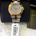 Marc Jacobs Amy Silver Dial Two Tone Steel Strap Watch for Women - MBM3139