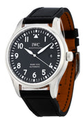 IWC Pilot's Mark XVIII 40mm Black Dial Black Leather Strap Watch for Men - IW327001