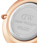 Daniel Wellington Petite Sheffield White Dial Black Leather Strap Watch For Women - DW00100174