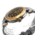 Versace Aion Chronograph Black Dial Grey Steel Strap Watch for Men  - VBR050017
