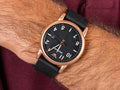 Emporio Armani Luigi Quartz Black Dial Black Rubber Strap Watch For Men - AR11097