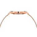Daniel Wellington Petite Amber Brown Dial Rose Gold Mesh Strap Watch for Women - DW00100478