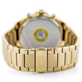 Tommy Hilfiger Baker Chronograph Black Dial Gold Steel Strap Watch for Men - 1710447