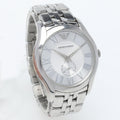Emporio Armani Classic Quartz Silver Dial Silver Steel Strap Watch For Men - AR1788