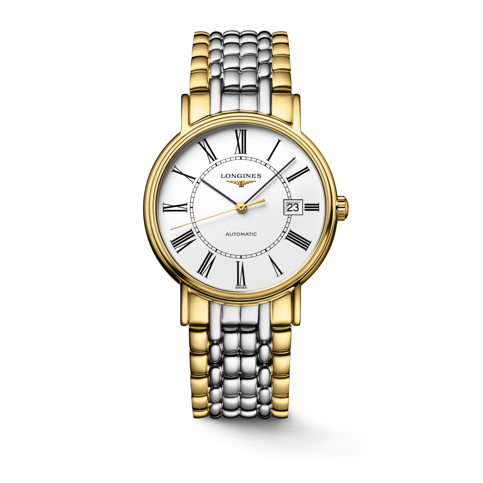 Longines Presence 38.5mm Automatic Stainless Steel Watch for Men - L4.921.2.11.7