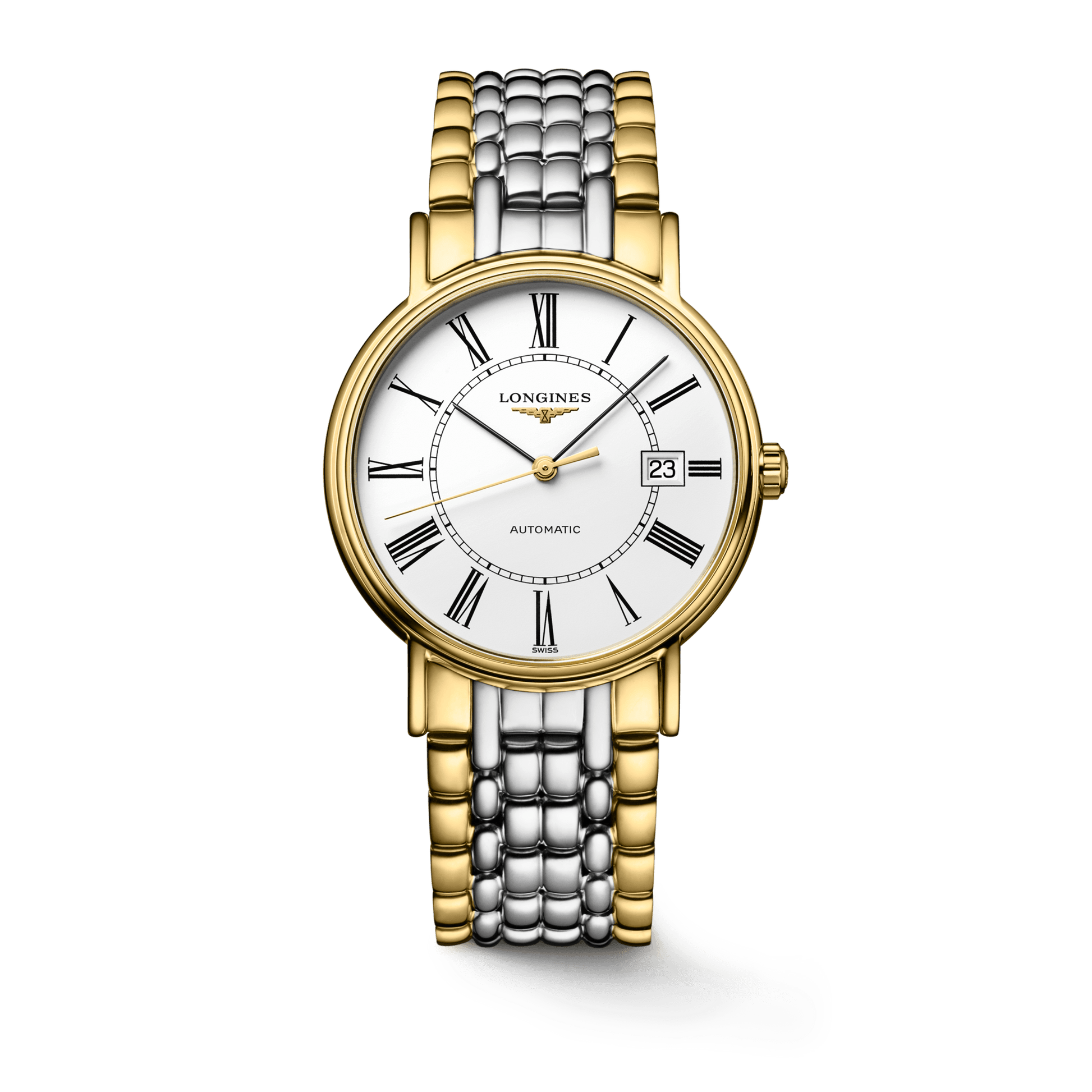 Longines Presence 38.5mm Automatic Stainless Steel Watch for Men - L4.921.2.11.7