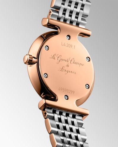 Longines La Grande Classique De Longines Diamonds Mother of Pearl Dial Two Tone Mesh Bracelet  Watch for Women - L4.209.1.97.7