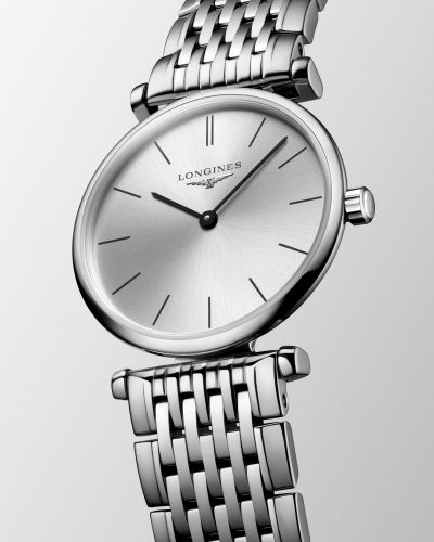 Longines La Grande Classique De Longines Silver Dial Silver Mesh Bracelet Watch for Women - L4.209.4.72.6