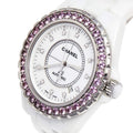 Chanel J12 Quartz Diamonds Mother of Pearl White Dial White Steel Strap Watch for Women - J12 H3243