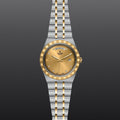 Tudor Royal Automatic Diamonds Gold Dial Two Tone Steel Strap Watch for Men - M28603-0006