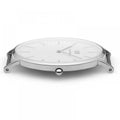 Daniel Wellington Classic St Mawes White Dial Brown Leather Strap Watch For Men - DW00100021