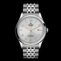 Tudor 1926 Automatic Silver Dial Silver Steel Strap Watch for Men - M91650-0001