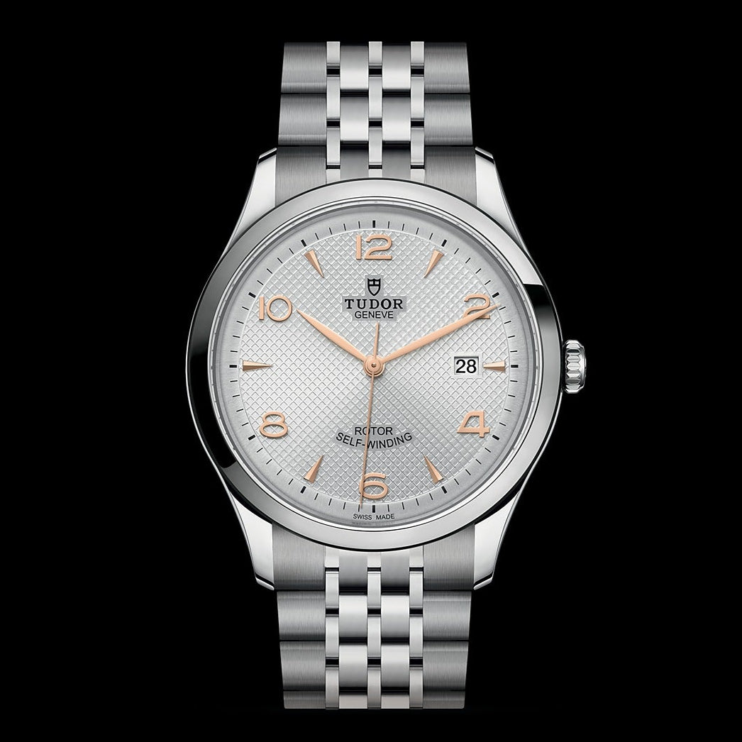 Tudor 1926 Automatic Silver Dial Silver Steel Strap Watch for Men - M91650-0001