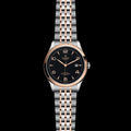 Tudor 1926 Automatic Black Dial Two Tone Steel Strap Watch for Men - M91651-0003