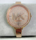 Michael Kors Blakley Crystals Rose Gold Dial Rose Gold Steel Strap Watch for Women - MK3631