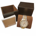 Michael Kors Madelyn Silver Dial Two Tone Steel Strap Watch for Women - MK6288