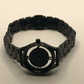 Marc Jacobs Tether Transparent Black Dial Black Steel Strap Watch for Women - MBM3419