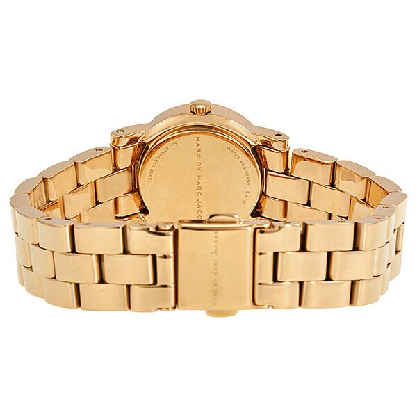 Marc Jacobs Amy Rose Gold Dial Rose Gold Steel Strap Watch for Women - MBM3219