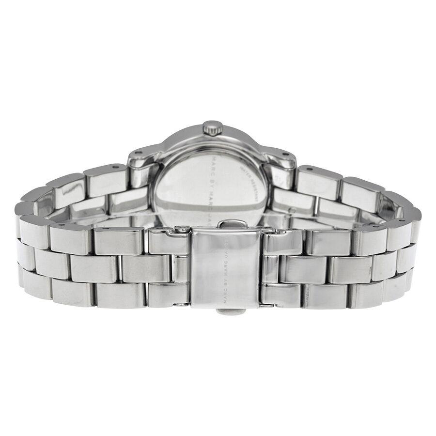 Marc Jacobs Amy White Dial Silver Steel Strap Watch for Women - MBM3217