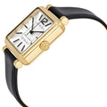 Marc Jacobs Vic Silver Dial Black Leather Strap Watch for Women - MJ1437