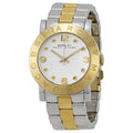 Marc Jacobs Amy Silver Dial Two Tone Steel Strap Watch for Women - MBM3139