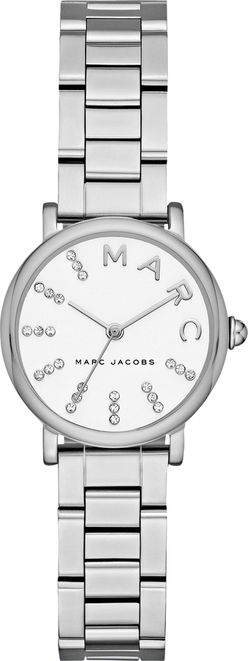 Marc Jacobs Roxy White Dial Silver Steel Strap Watch for Women - MJ3568