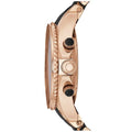 Marc Jacobs Rock Chronograph Black Dial Black Silicone Strap Watch for Women - MBM2553