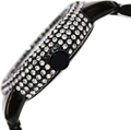 Marc Jacobs Marci Black Dial Black Steel Dial Strap Watch for Women - MBM3193