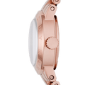Marc Jacobs Amy White Dial Rose Gold Steel Strap Watch for Women - MBM3227