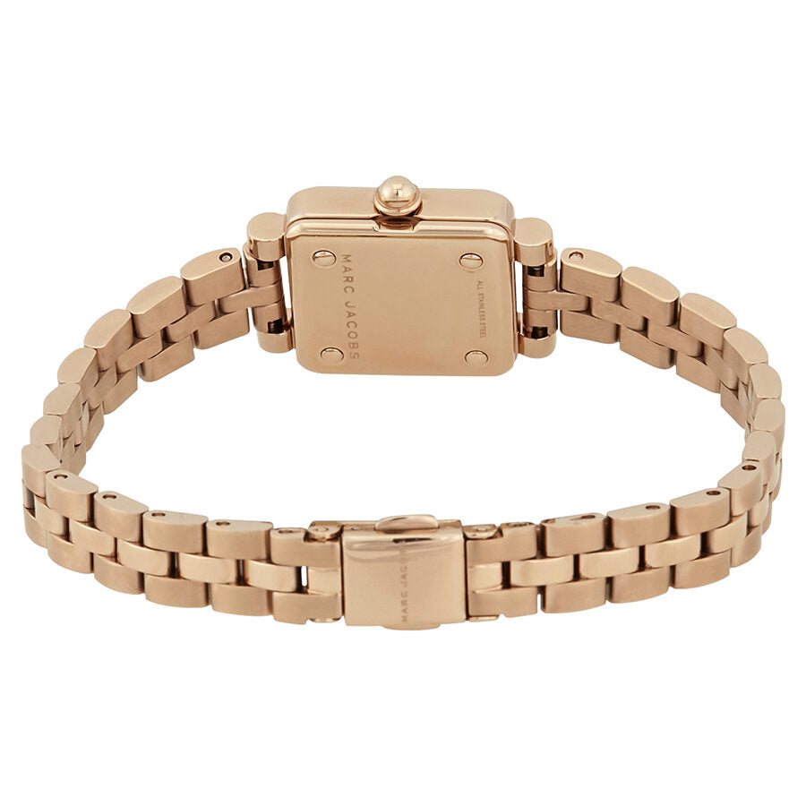 Marc Jacobs Vic Silver Dial Rose Gold Steel Strap Watch for Women - MJ3530