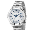 Maserati Circuito Silver Dial Silver Steel Strap Watch For Men - R8853127001
