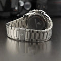 Maserati Traguardo Chronograph Green Dial Silver Steel Strap Watch For Men - R8873612060