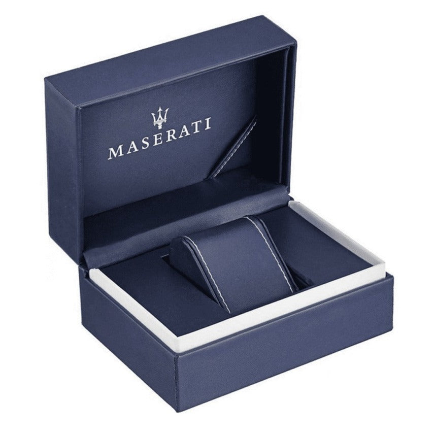 Maserati Competizione Automatic Blue Dial Two Tone Steel Strap Watch For Men - R8823100001