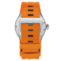 Maurice Lacroix Aikon Limited Edition Automatic Date Orange Dial Silver Steel Strap Watch For Men - AI6008-SS00F-530-1