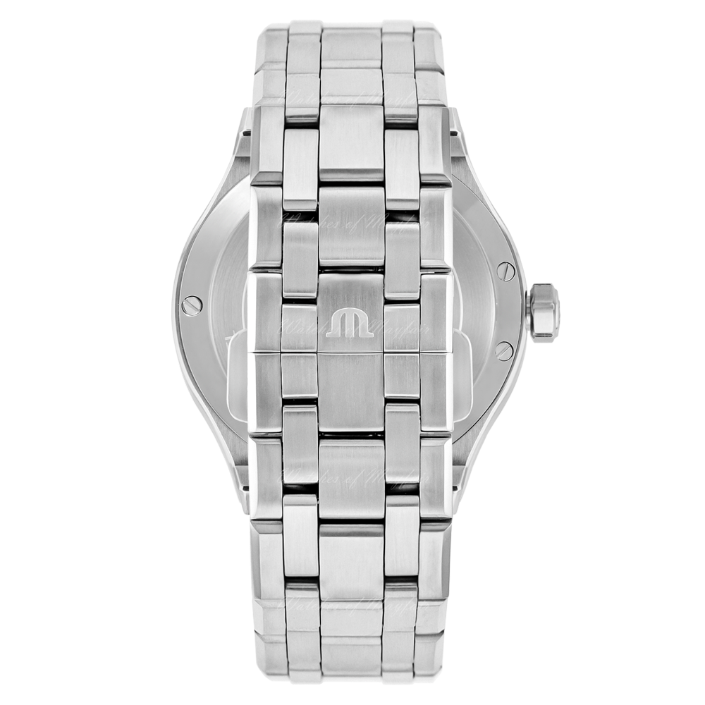 Maurice Lacroix Aikon Date Quartz Green Dial Silver Steel Strap Watch for Men - AI1108-SS002-630-1