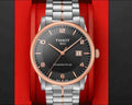 Tissot T Classic Luxury Powermatic 80 Black Dial Silver Steel Strap Watch For Men - T086.407.22.067.00