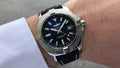 Breitling Avenger Automatic 43mm Black Dial Black Nylon Strap Watch for Men - A17318101B1X2
