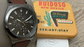 Fossil Everett Chronograph Black Dial Brown Leather Strap Watch for Men - FS5798