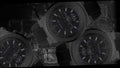 Michael Kors Dylan Black Dial Black Rubber Strap Watch for Men - MK8152