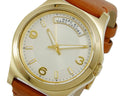 Marc Jacobs Baby Dave White Dial Brown Leather Strap Watch for Women - MBM1261