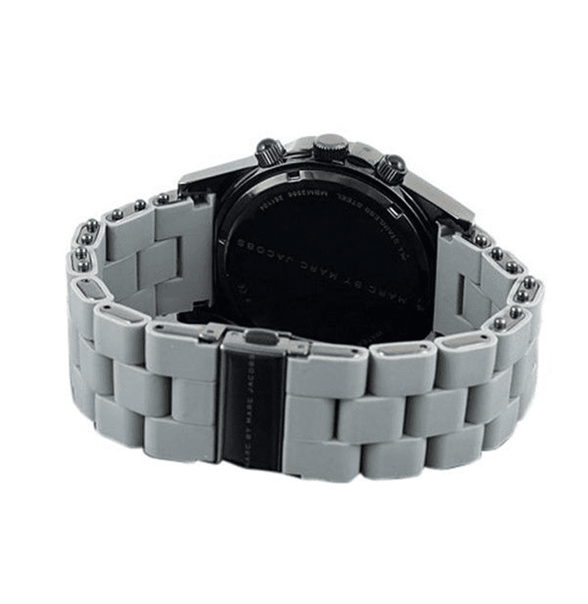 Marc Jacobs Pelly Grey Dial Grey Silicone Strap Watch for Women - MBM2566