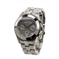 Marc Jacobs Blade Chronograph Black Dial Black Steel Strap Watch for Women - MBM3103