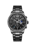 Hugo Boss Professional Black Dial Black Steel Strap Watch for Men - 1513528