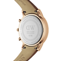 Daniel Wellington Iconic Chronograph St Mawes Brown Dial Brown Leather Strap Watch For Men - DW00100640