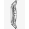 Michael Kors Lauryn Analog Crystals Silver Dial Silver Steel Strap Watch For Women - MK3717