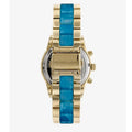 Michael Kors Ritz Gold Dial Two Tone Steel Strap Watch for Women - MK6328