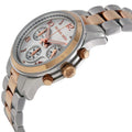Michael Kors Runway Silver Dial Two Tone Steel Strap Watch for Women - MK5315